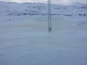 Iskappe ved Nuuk Lufthavn