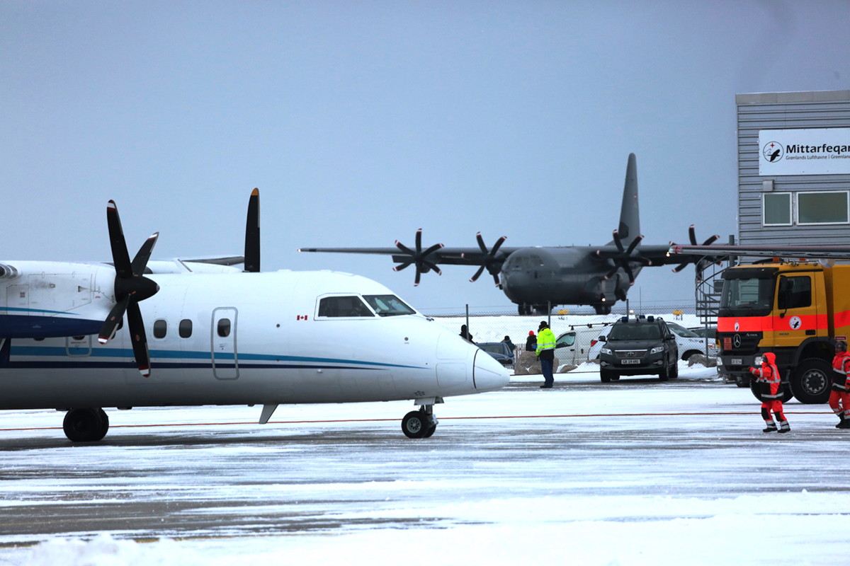 Nuuk-airport-employees-busy-with-AWG-red